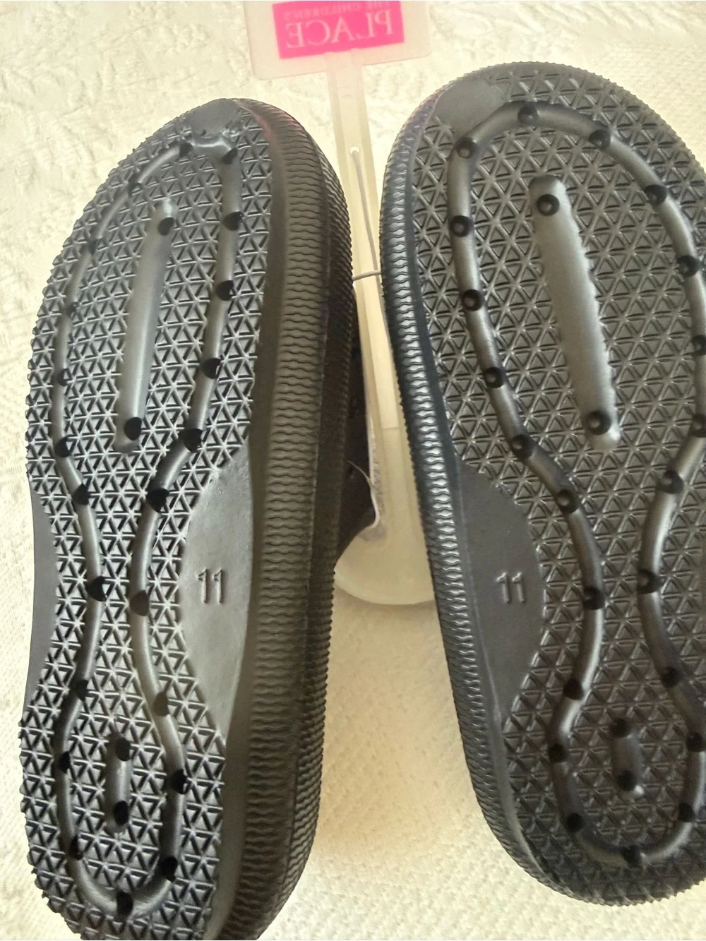 The Children's Place Black Slide Sandals